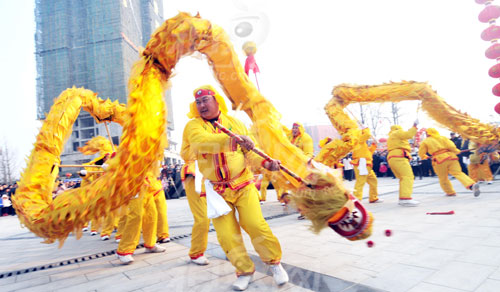舞龙表演